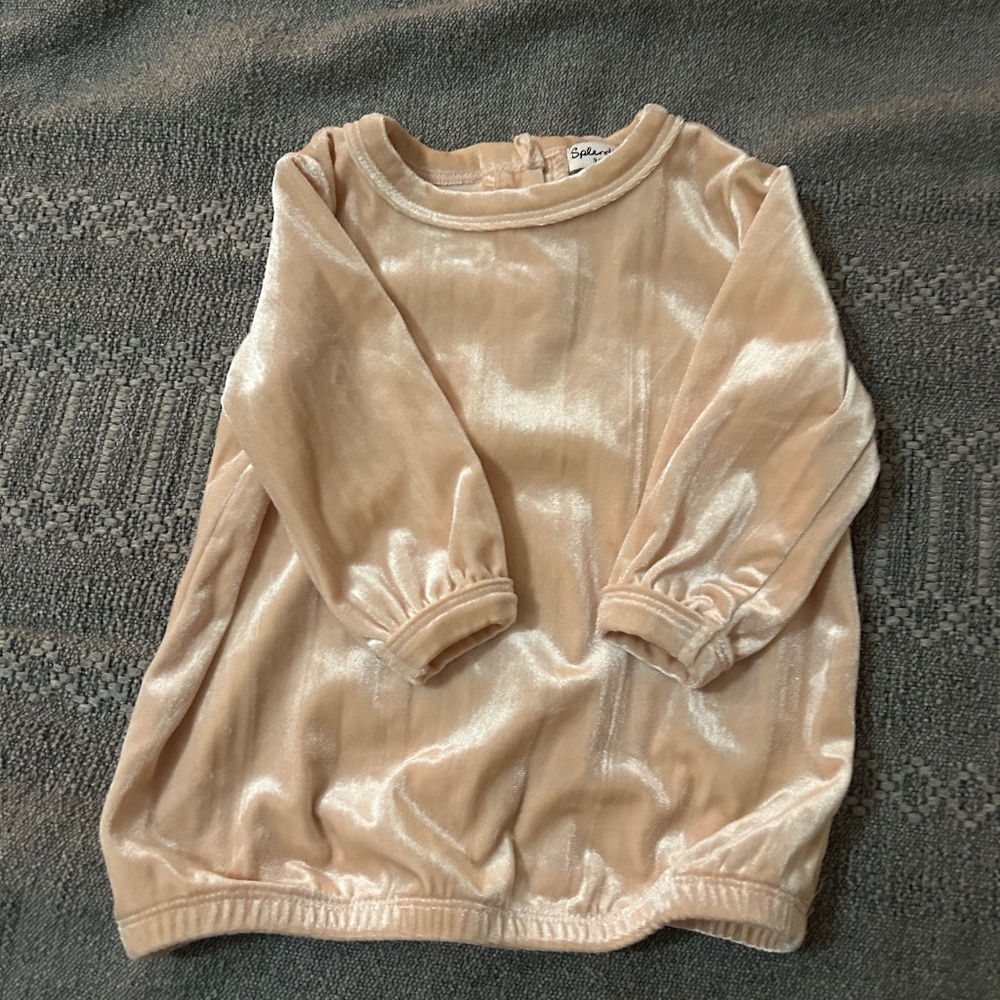 Splendid velvet long sleeve top